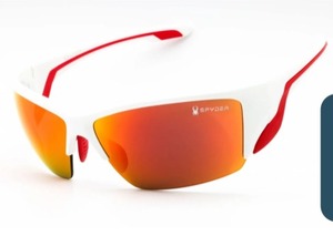 lot 9073 image: $70 Spyder Mens Sunglasses Snow Injected Propionate Wraparound Frame