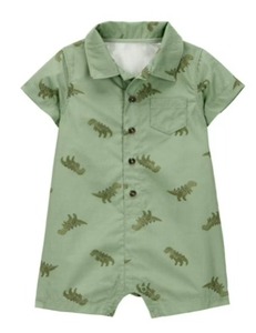 lot 9075 image: 3 Pack - 9mo Carters Baby Boy Rompers