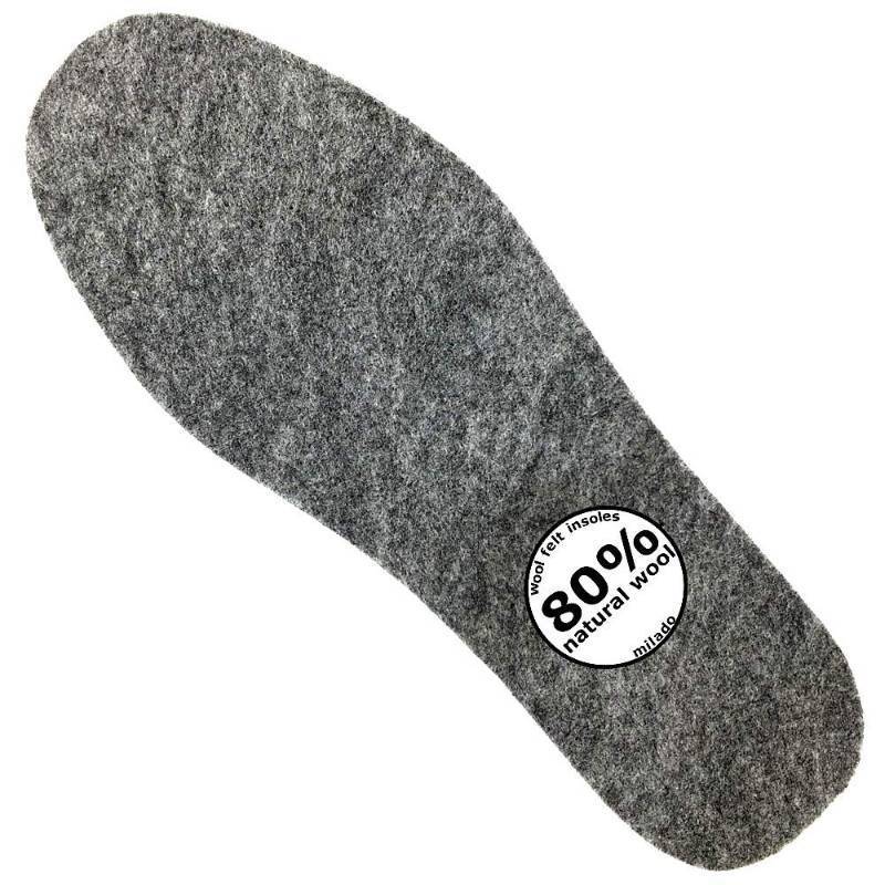 lot 2036 image: Wool Felt Warm Insoles,Felt Insoles for Boots and Shoes,Wool Insoles for Men (Mens 10Womens 11) Retail $12.49
