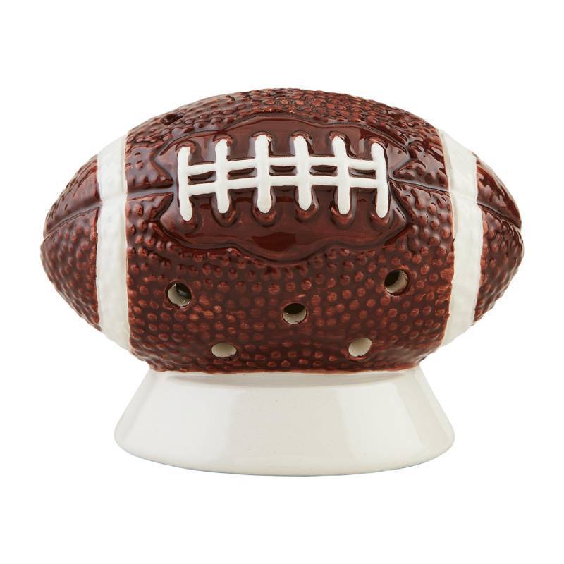 lot 2042 image: Mud Pie Led Football Table SITTERS, Brown Retail $
