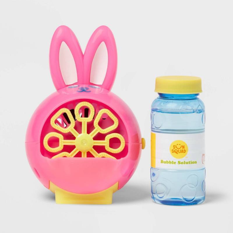 lot 2052 image: Bunny Bubble Maker - Sun Squad Plastic Toy for Ages 3 - Retail $11