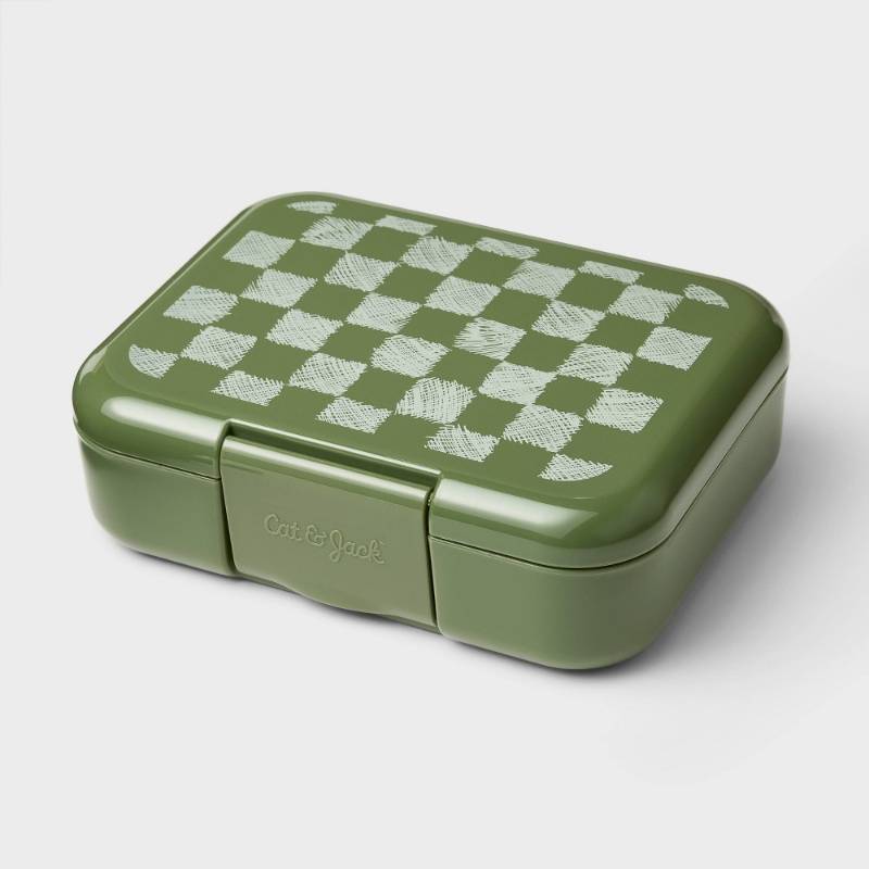 lot 2075 image: Cat & Jack Deluxe Bento Box 4pc - White - Retail $16