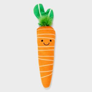 lot 2077 image: Kicker Carrot Cat Plush Toy - Boots & Barkley - Retail $5