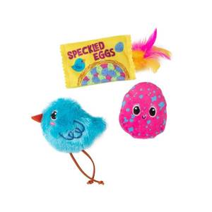 lot 2078 image: Quirky Kitty Robins Eggs Cat Plush Toy - Retail $5