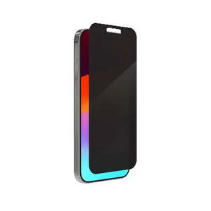 lot 2890 image: ZAGG - InvisibleShield Glass Elite Privacy Maximum Impact & Privacy Filtering Screen Protector for Apple iPhone 15 Pro - Tinted - Retail $55