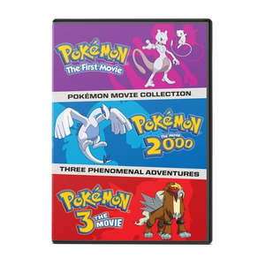 lot 2992 image: Viz Media - Pokemon Movies 1-3 DIGITAL VIDEO DISC - Retail $40
