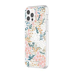 lot 2856 image: Kate Spade New York Apple iPhone 12iPhone 12 Pro Protective Case - Multi Floral - Retail $40
