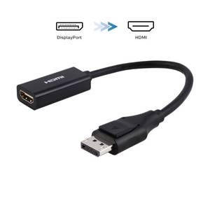 lot 2898 image: Philips Display Port to HDMI Adapter - Black Male-Female, 6 Cable Adapters&nbsp