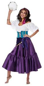 lot 2916 image: California Costumes, Enchanting Gypsy, Adult XS - Retail $54