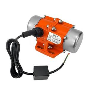 lot 2962 image: Putec Vibration Motor Industrial Concrete Vibrator AC Single Phase 110V 3600RPM 40W for Vibrating Table Feeder Silo - Retail $45