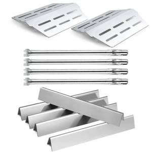 lot 3008 image: Grillflame Genesis E330 4 Burner Series Grill Parts 7621 Flavorizer Bars Heat Deflectors Sear Burner Replacement Parts for Weber Genesis 300 Parts E-330 S-330 EP-330 GBS E-310 S-310 E-320 Grill Parts - Retail $70