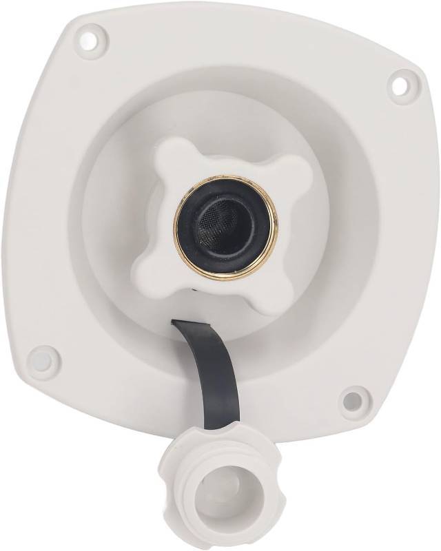 lot 65715 image: RV City Water Inlet, Wall Mounted RV City Water Inlet Filler Connection Pressure Regulator, City Water Hookup for Marine Motorhome Trailer Boat (White)