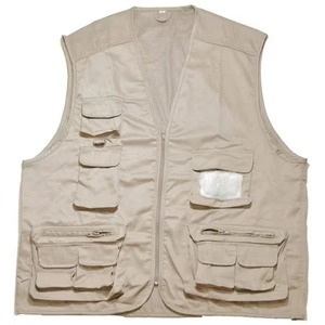 lot 85588 image: Cortland Fly Fishing Vest XLXXL - Tan Lightweight Multi-Pocket Fishing Gear NEW