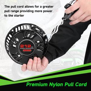 lot 65760 image: 212cc Recoil Starter Kit Pull Start Assembly Compatible with 196 224 208 cc Predator Champion Generator Coleman Ct200u ex Bt200x Mini Bike Go Kart Engines