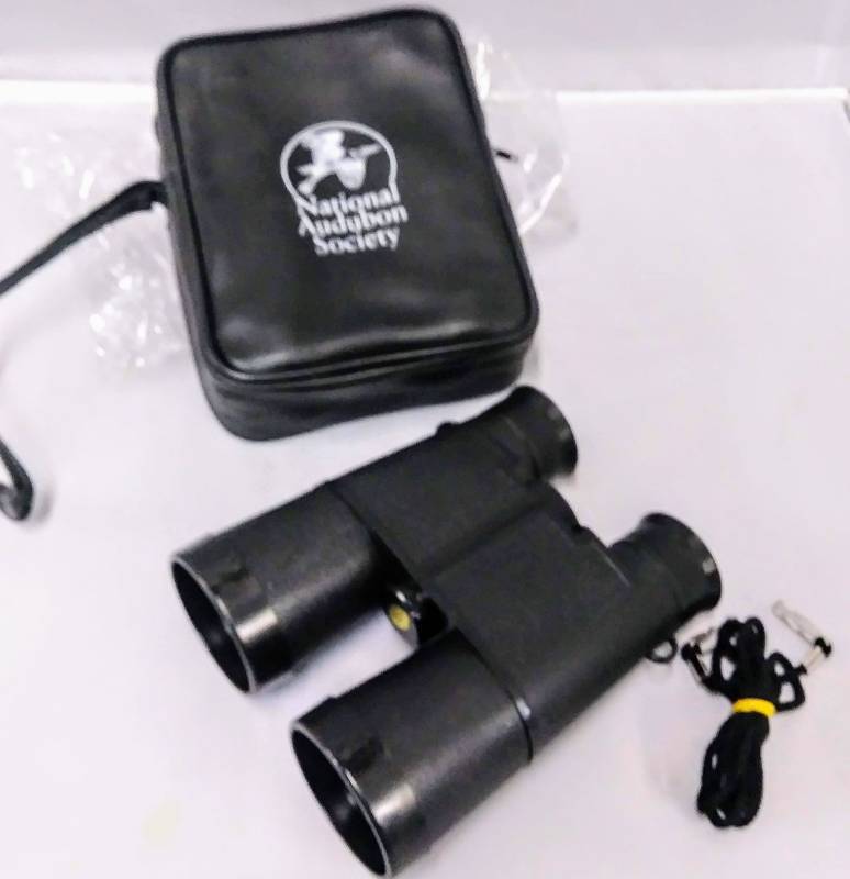 lot 160 image: National Audubon Society Binoculars  With Case