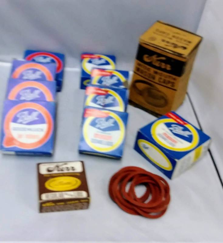lot 162 image: Large Lot of Ball Lids & More