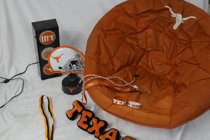 lot 177 image: Texas Longhorn Lot-  Light- Chair and More