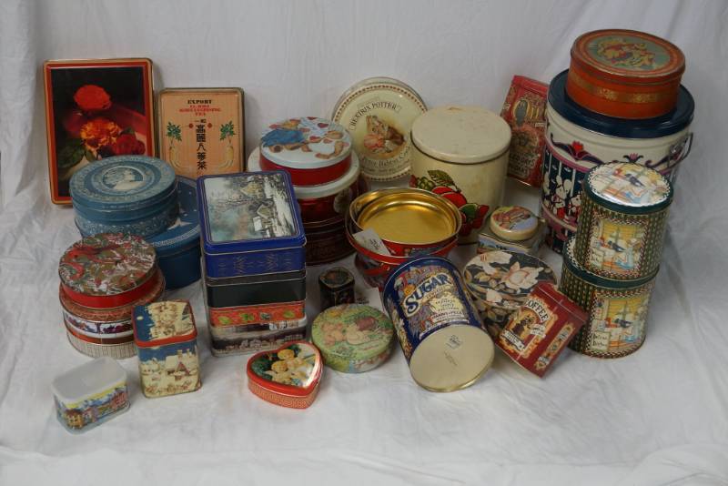lot 191 image: Tins and More Tins  Large Lot