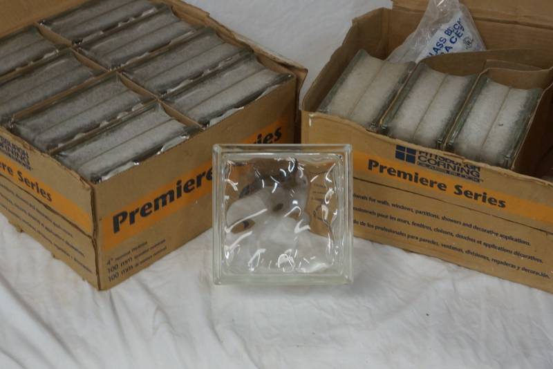 lot 203 image: Glass Bricks Blocks- Lot