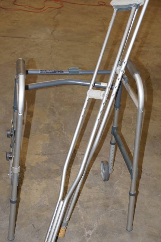 lot 205 image: Crutches and Walker
