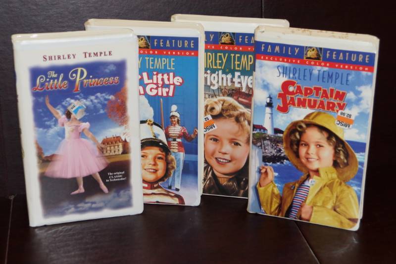 lot 216 image: Shirley Temple VHS Lot