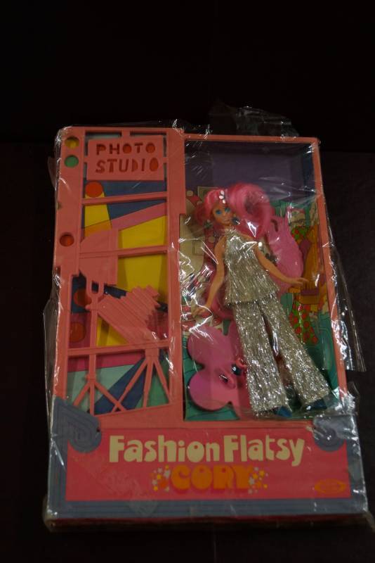 lot 293 image: Vintage Fashion Flatsy Cory Doll  In the Original Box