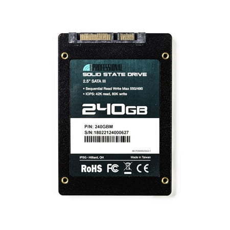 lot 1456 image: Inland Professional 240GB SATA III 6Gbs 2.5 Internal Solid State Drive SSD 349365
