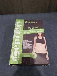 lot 2612 image: 3 in 1 Postpartum Belly Support Recovery Wrap Band Postpartum Belly Band, After Birth Brace, Slimming Girdles, Body Shaper Waist Shapewear, Post Surgery Pregnancy Belly Support size Large