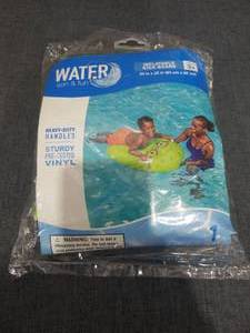 lot 2631 image: 32 Inch Water Sun & Fun Inflatable Cactus Kick Board Swimming Pool Float - Ages 3 Years 
