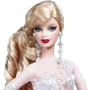 lot 2691 image: Holiday 2008 Barbie Doll