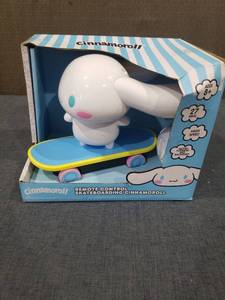 lot 2706 image: Cinnamoroll Remote Control Skateboarding Cinnamoroll 27 MHz Ages 8