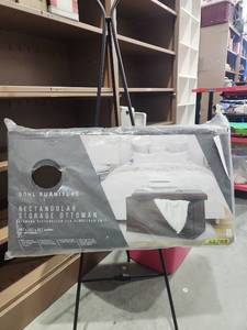 lot 2681 image: Sohl Furniture Rectangular Storage Ottoman 30.7 x 15.7 x 15.7 inches