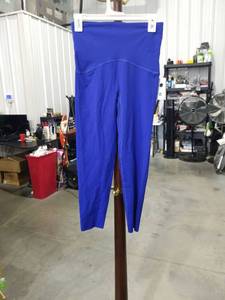 lot 2748 image: Spanx Blue High-Waist Leggings Medium