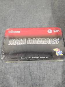 lot 2806 image: NCAA Dominoes Team Specific Double Six Domino Set Kansas Jayhawks New