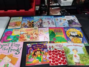 lot 2814 image: Childrens Picture Books  Titles Barbie Disney Nancy Drew Dora