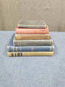 lot 2829 image: Lot of 6 Hardcover Books incl. Wilderness Rockwell Kent, Practical Physics Black Davis, Resistance of Materials Seely 2nd Ed, Engineering Drawing French