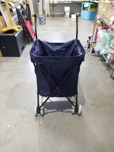 lot 2851 image: Folding Shopping Cart -  Transit Utility Cart - Transport