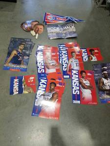 lot 2867 image: LOT OF RANDOM KU JAYHAWK ITEMS