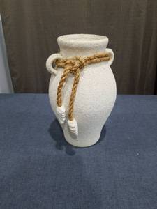 lot 2884 image: Decorative Vase with Rope Handle