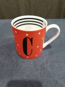 lot 2887 image: kate spade new york Monogram Mug Collection