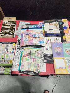 lot 3307 image: Planner Sticker Sheets Bundle Lot Happy Planner Dare to Begin Motivational