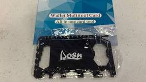 lot 70 image: Dosh Wallet Multitool Card All in One Card Tool