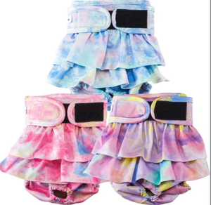 lot 145 image: Reusable Dog Diapers Female Medium Washable, Premium Doggie Diaper for Dogs, Pack of 3, Highly Absorbent Dog Diaper for Heat, Incontinence and Puppy Training