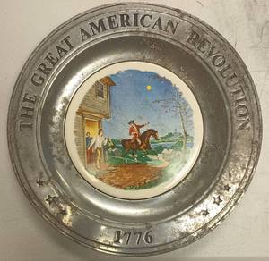 lot 146 image: The Great American Revolution 1776 Commemorative Plate DP60