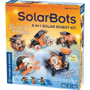 lot 17706 image: Thames And Kosmos Solar Bots, 8-in-1 Solar Robot Kit, (Incomplete)