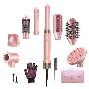 lot 17708 image: Mythsight StyleVibe 8-in-1 Air Styler, Pink- Retail $161