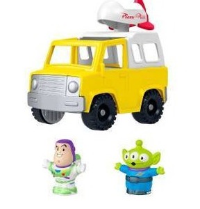 lot 17727 image: Fisher Price Little People Toddler Toy Disney And Pixar Toy Story Pizza Planet Truck