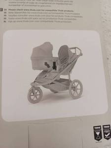 lot 17742 image: Thule Urban Glide 3 Double Bassinet Adapters