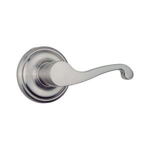 lot 17764 image: Brinks Push Pull Rotate Glenshaw Satin Nickel Passage Lever KW1 1.75 in.