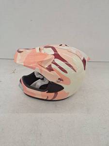 lot 17771 image: DOT Full Face Motorcycle Helmet M 57-58cm Pink and White